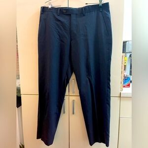 Chaps Navy Blue 100% Wool Dress Pants Men's Size 36x27